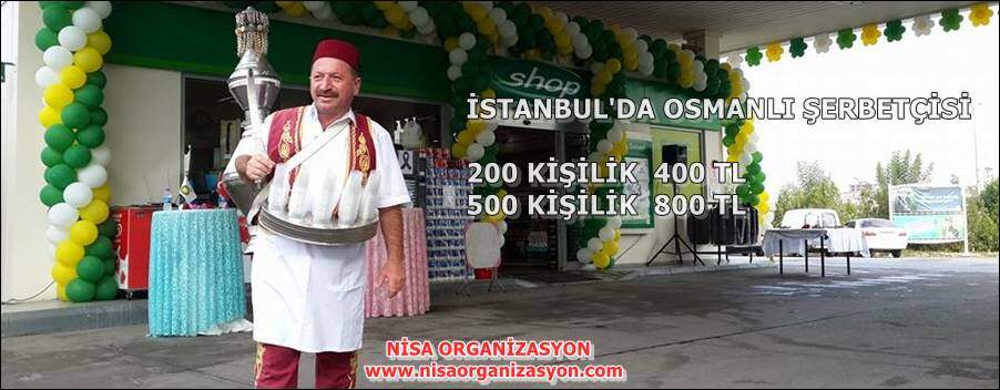 Osmanlı Şerbetçisi Kiralama Fiyatları